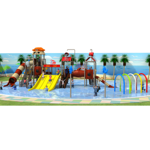 Outdoor water play park water slide for park water playground