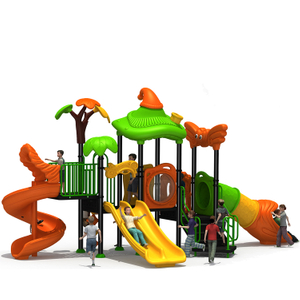 OL21-BHS145-01 (OL-MH004) Outdoor playhouse slide set kid's 